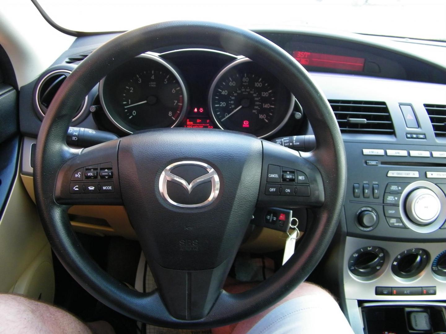 2010 Gray /beige Mazda MAZDA3 Unknown (JM1BL1SF3A1) with an 2.0L L4 DOHC 16V engine, Manual transmission, located at 4000 Bee Ridge Road, Sarasota, FL, 34233, (941) 926-0300, 27.298664, -82.489151 - Photo#23