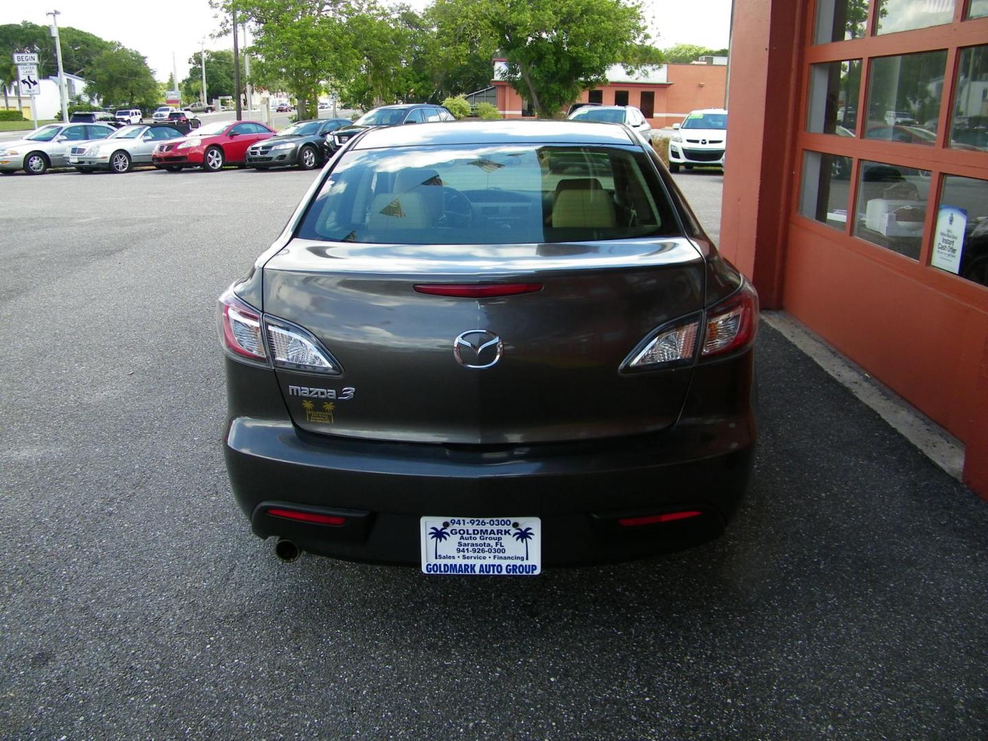 2010 Gray /beige Mazda MAZDA3 Unknown (JM1BL1SF3A1) with an 2.0L L4 DOHC 16V engine, Manual transmission, located at 4000 Bee Ridge Road, Sarasota, FL, 34233, (941) 926-0300, 27.298664, -82.489151 - Photo#5