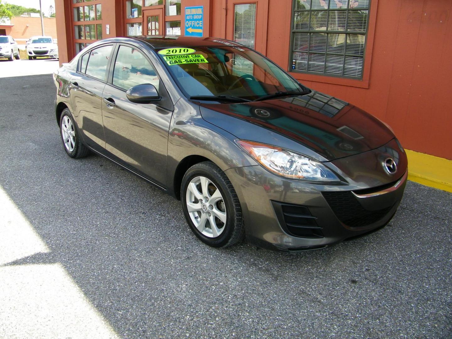 2010 Gray /beige Mazda MAZDA3 Unknown (JM1BL1SF3A1) with an 2.0L L4 DOHC 16V engine, Manual transmission, located at 4000 Bee Ridge Road, Sarasota, FL, 34233, (941) 926-0300, 27.298664, -82.489151 - Photo#8