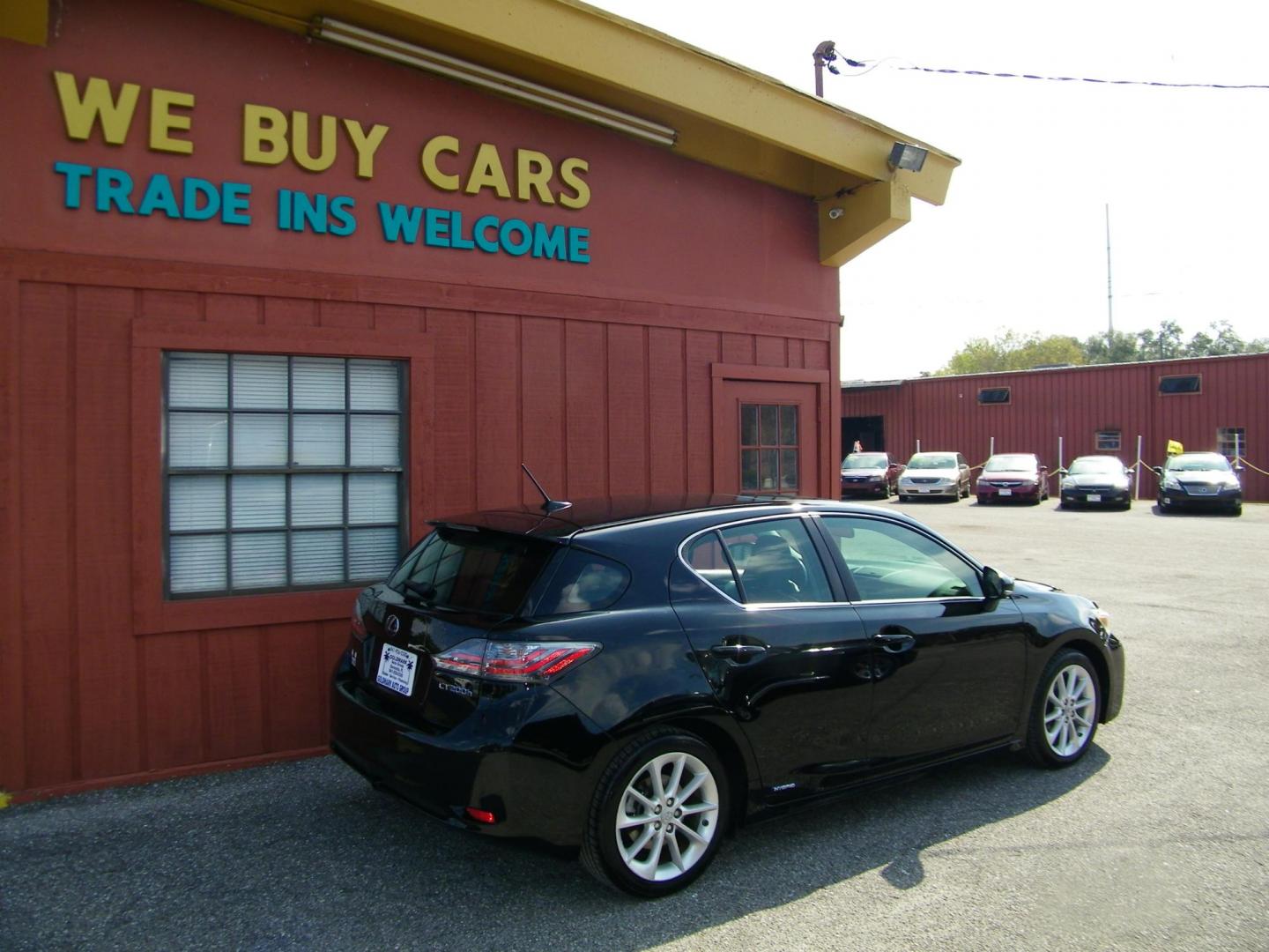 2012 BLACK /BLACK Lexus CT 200h Base (JTHKD5BH7C2) with an 1.8L L4 HYBRID engine, Continuously Variable Transmission transmission, located at 4000 Bee Ridge Road, Sarasota, FL, 34233, (941) 926-0300, 27.298664, -82.489151 - Photo#14