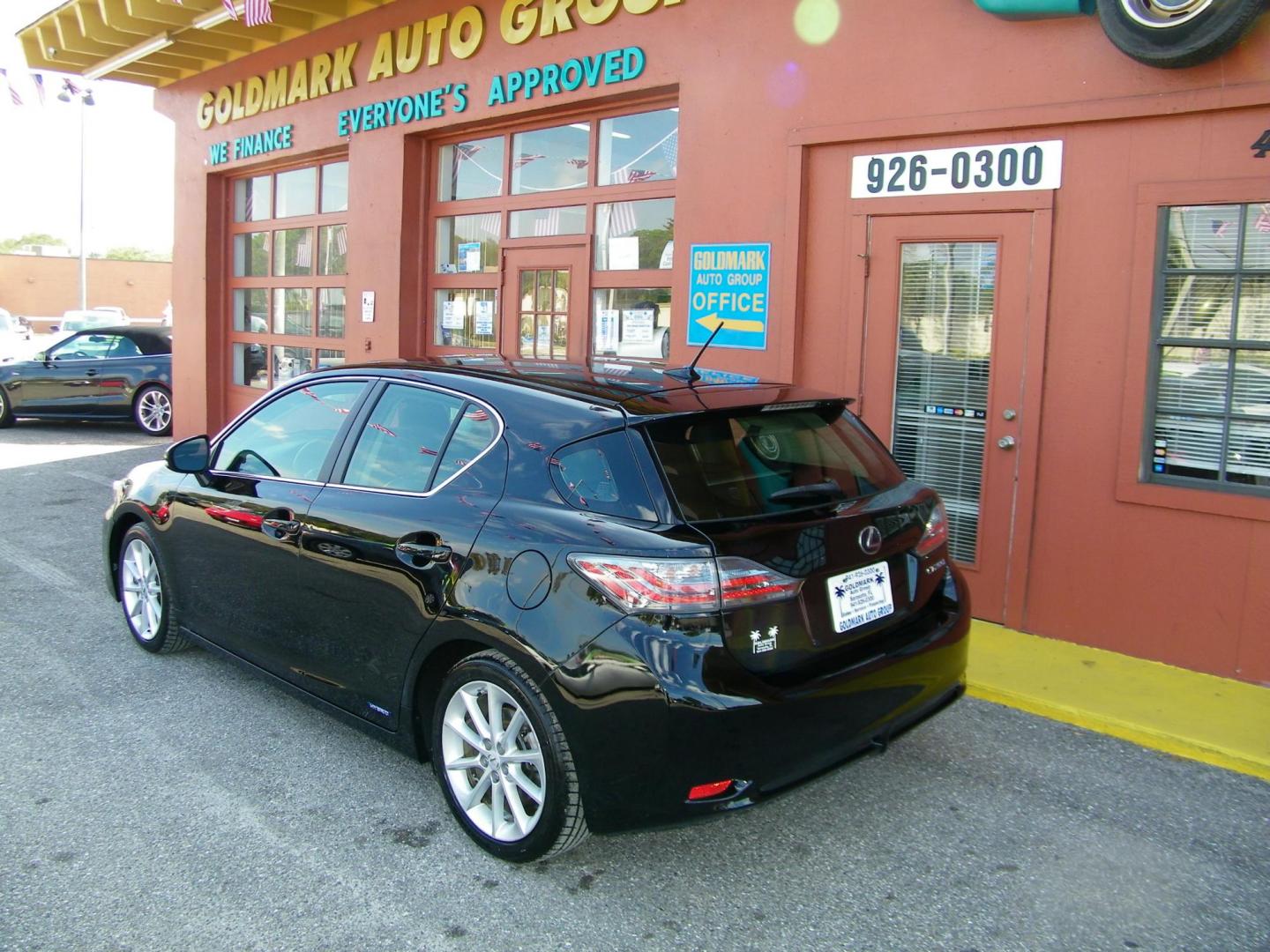 2012 BLACK /BLACK Lexus CT 200h Base (JTHKD5BH7C2) with an 1.8L L4 HYBRID engine, Continuously Variable Transmission transmission, located at 4000 Bee Ridge Road, Sarasota, FL, 34233, (941) 926-0300, 27.298664, -82.489151 - Photo#1