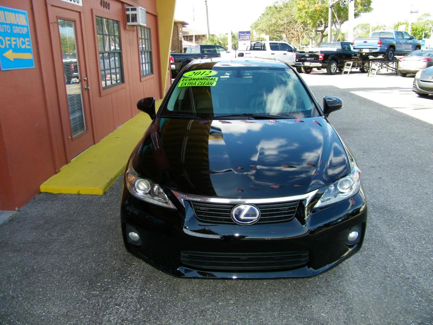 2012 BLACK /BLACK Lexus CT 200h Base (JTHKD5BH7C2) with an 1.8L L4 HYBRID engine, Continuously Variable Transmission transmission, located at 4000 Bee Ridge Road, Sarasota, FL, 34233, (941) 926-0300, 27.298664, -82.489151 - Photo#3