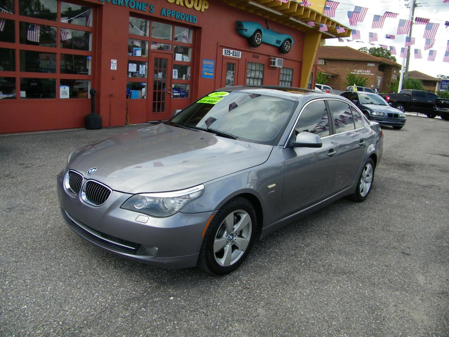 2010 BMW 5-Series 535xi (WBANV9C54AC) with an 3.0L L6 DOHC 24V engine, located at 4000 Bee Ridge Road, Sarasota, FL, 34233, (941) 926-0300, 27.298664, -82.489151 - Photo#0