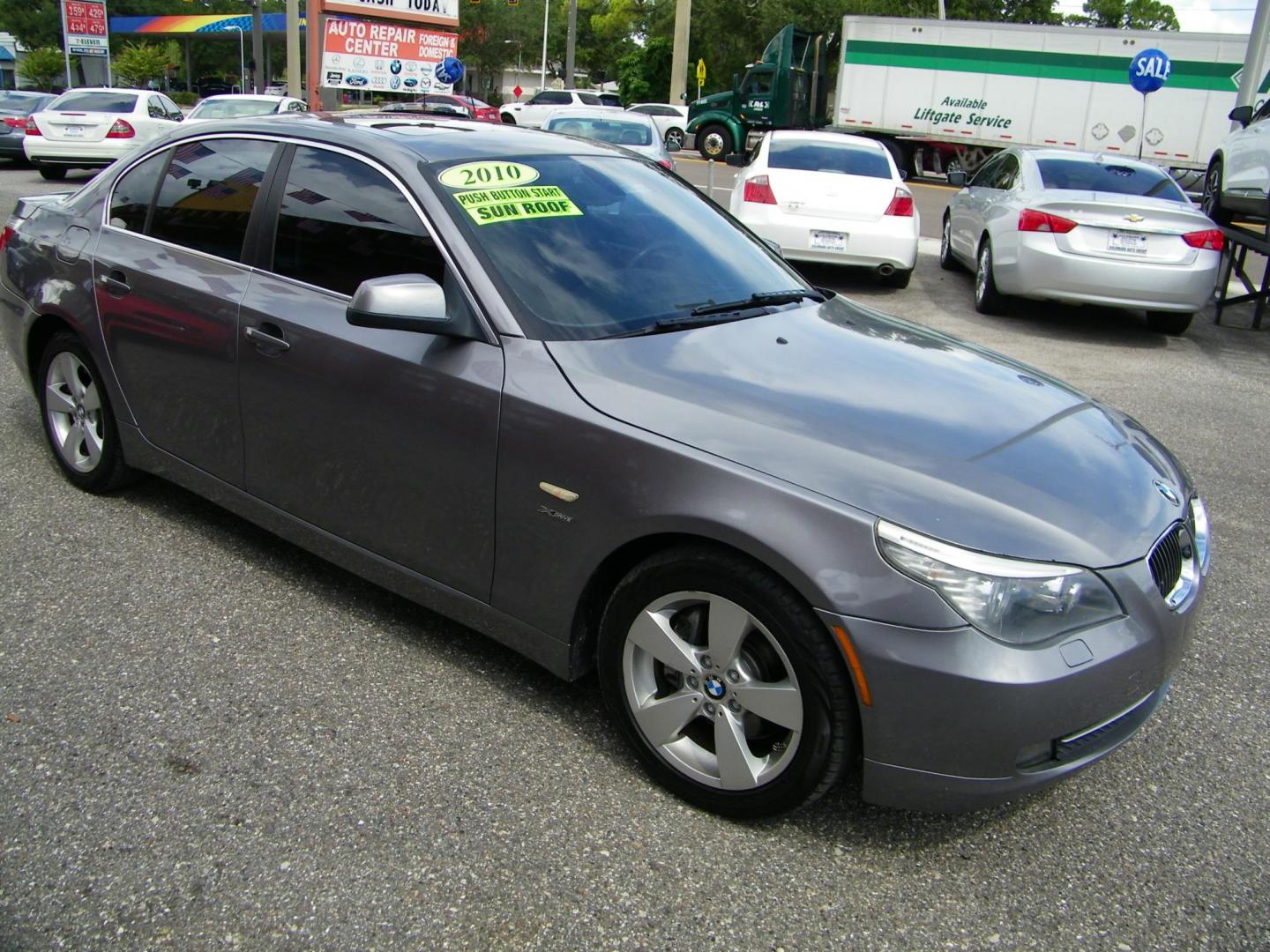 2010 BMW 5-Series 535xi (WBANV9C54AC) with an 3.0L L6 DOHC 24V engine, located at 4000 Bee Ridge Road, Sarasota, FL, 34233, (941) 926-0300, 27.298664, -82.489151 - Photo#7