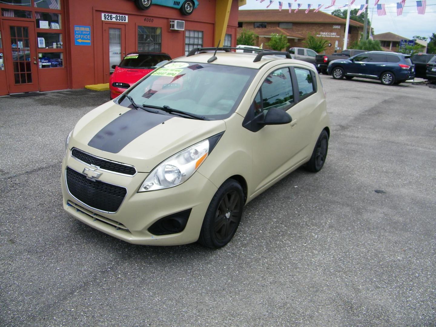 2014 Chevrolet Spark LS Manual (KL8CA6S91EC) with an 1.2L L4 16V DOHC engine, 5-Speed Manual transmission, located at 4000 Bee Ridge Road, Sarasota, FL, 34233, (941) 926-0300, 27.298664, -82.489151 - Photo#0