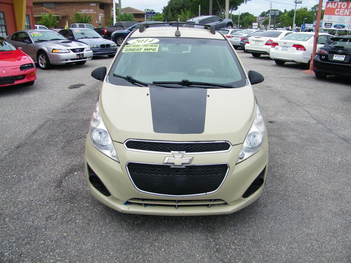 2014 Chevrolet Spark LS Manual (KL8CA6S91EC) with an 1.2L L4 16V DOHC engine, 5-Speed Manual transmission, located at 4000 Bee Ridge Road, Sarasota, FL, 34233, (941) 926-0300, 27.298664, -82.489151 - Photo#1