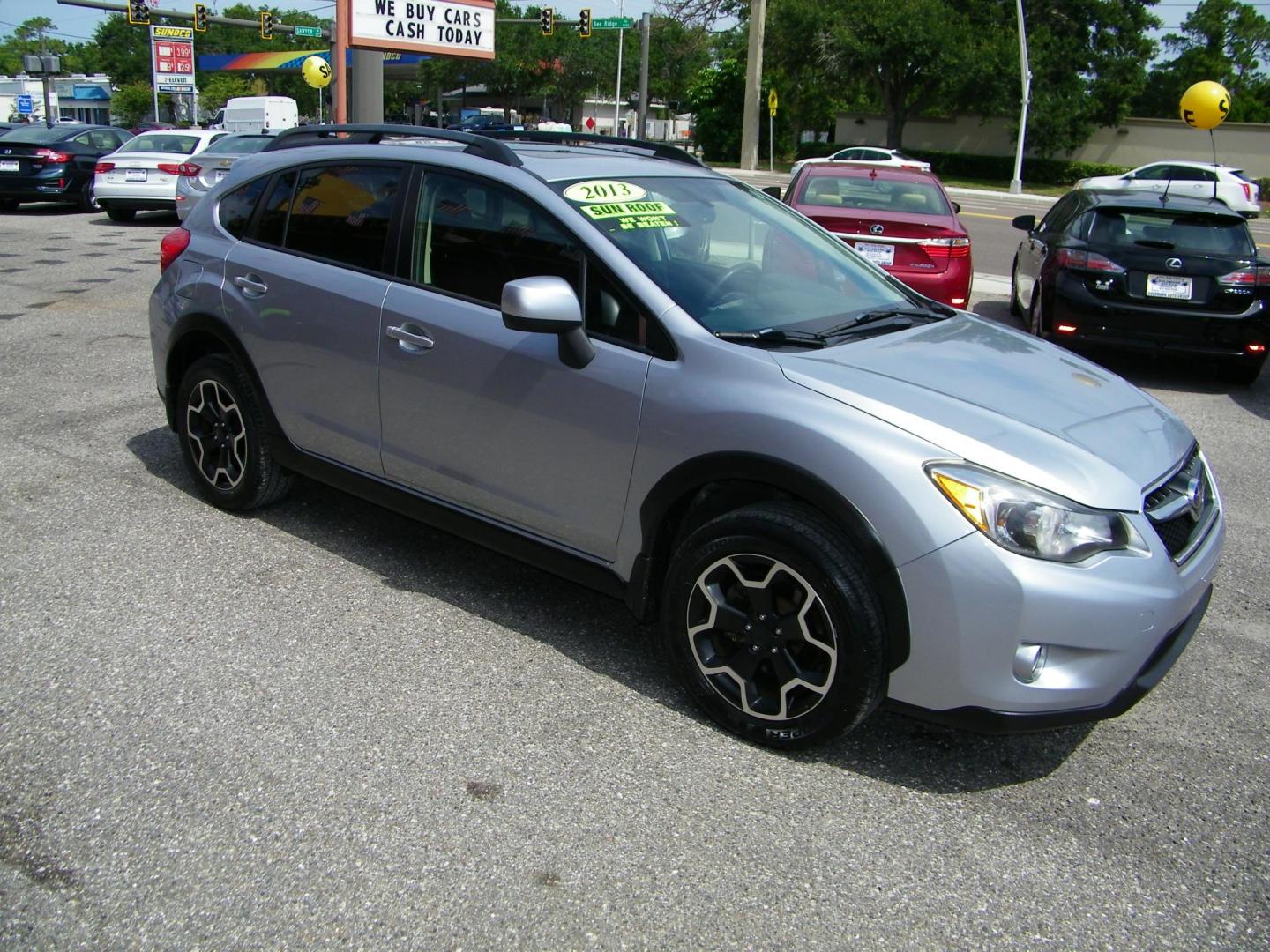 2013 Silver /Black Subaru XV Crosstrek 2.0 Premium (JF2GPAVC6D2) with an 2.0L L4 DOHC 16V engine, Continuously Variable Transmission transmission, located at 4000 Bee Ridge Road, Sarasota, FL, 34233, (941) 926-0300, 27.298664, -82.489151 - Photo#7