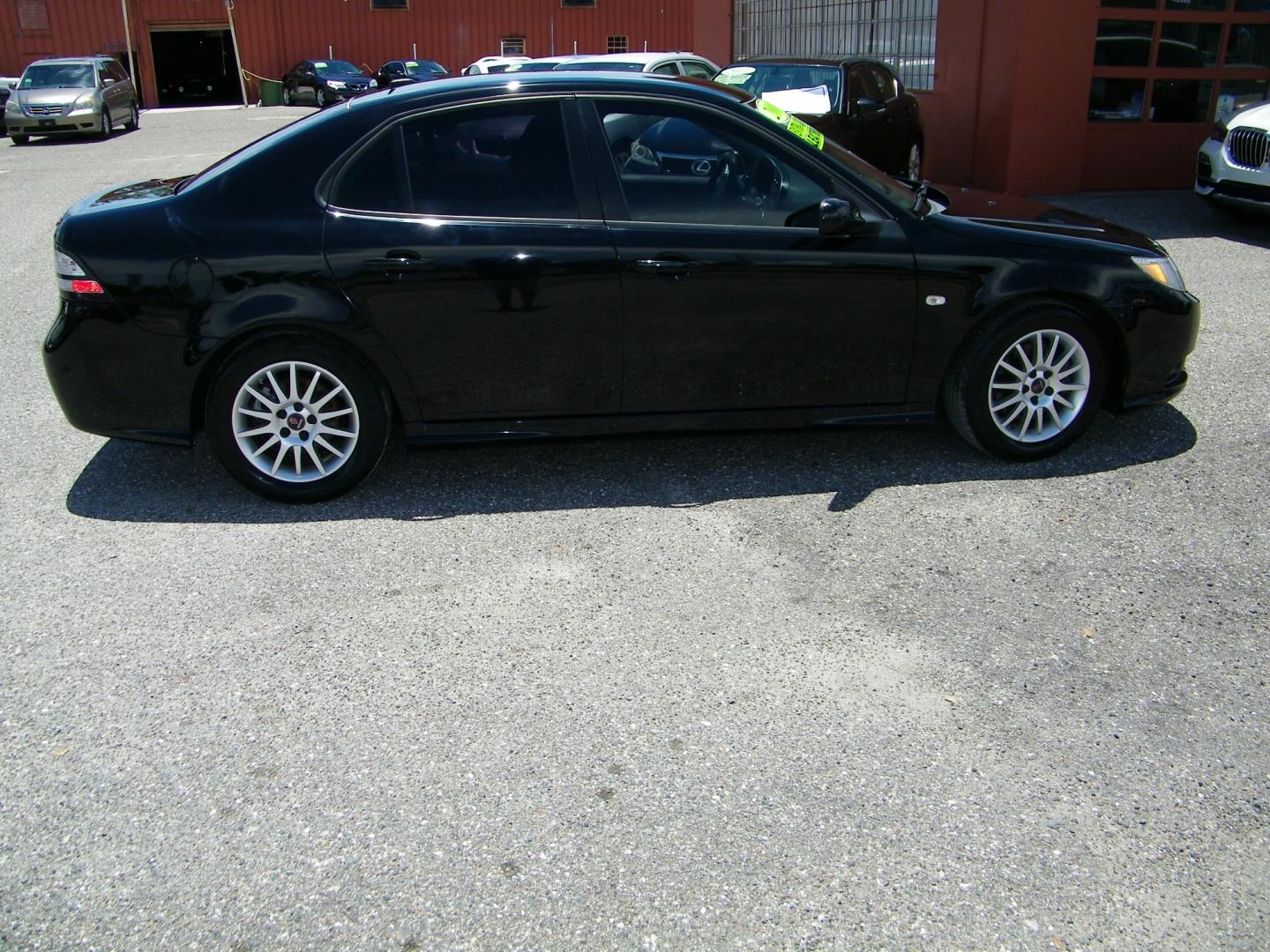 2008 Black /Black Saab 9-3 2.0T (YS3FB49Y881) with an 2.0L L4 DOHC 16V TURBO engine, 5-Speed Automatic Overdrive transmission, located at 4000 Bee Ridge Road, Sarasota, FL, 34233, (941) 926-0300, 27.298664, -82.489151 - Photo#6