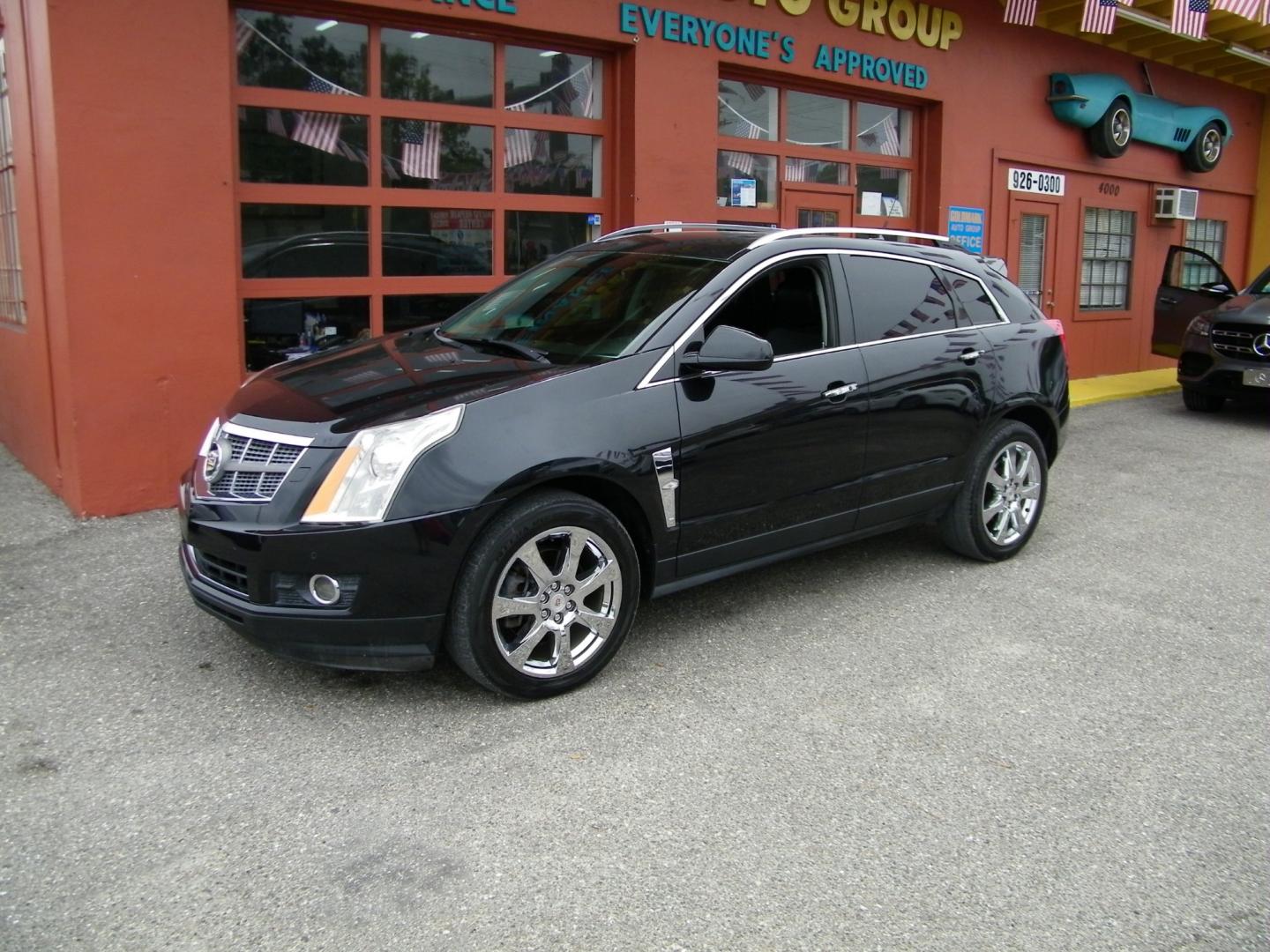 2012 Black /Black Cadillac SRX Premium (3GYFNCE36CS) with an 3.6L V6 DOHC 24V FFV engine, 6-Speed Automatic transmission, located at 4000 Bee Ridge Road, Sarasota, FL, 34233, (941) 926-0300, 27.298664, -82.489151 - Photo#0