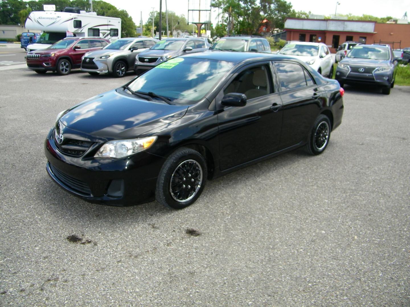 2011 Black /Gray Toyota Corolla S (2T1BU4EE9BC) with an 1.8L L4 DOHC 16V engine, Automatic transmission, located at 4000 Bee Ridge Road, Sarasota, FL, 34233, (941) 926-0300, 27.298664, -82.489151 - Photo#0