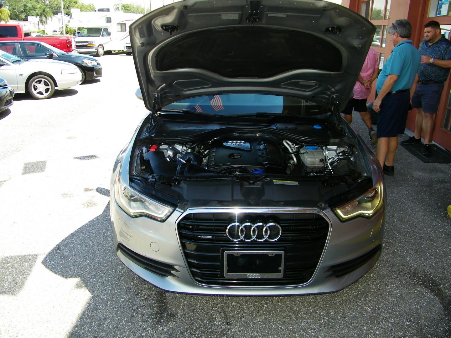 2015 Grey Audi A6 2.0T Premium Plus (WAUGFAFC2FN) with an 2.0L L4 DOHC 16V engine, CVT transmission, located at 4000 Bee Ridge Road, Sarasota, FL, 34233, (941) 926-0300, 27.298664, -82.489151 - Photo#9