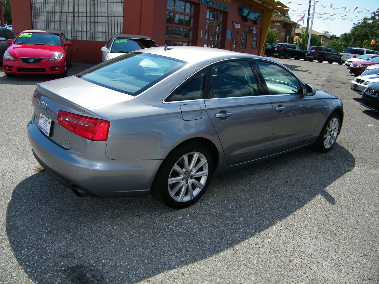 2015 Grey Audi A6 2.0T Premium Plus (WAUGFAFC2FN) with an 2.0L L4 DOHC 16V engine, CVT transmission, located at 4000 Bee Ridge Road, Sarasota, FL, 34233, (941) 926-0300, 27.298664, -82.489151 - Photo#6