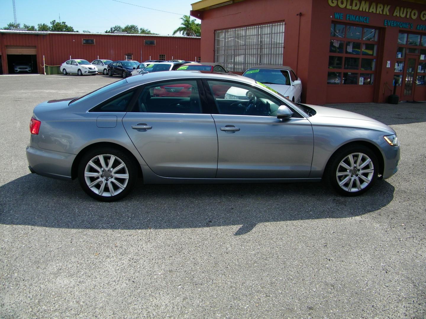 2015 Grey Audi A6 2.0T Premium Plus (WAUGFAFC2FN) with an 2.0L L4 DOHC 16V engine, CVT transmission, located at 4000 Bee Ridge Road, Sarasota, FL, 34233, (941) 926-0300, 27.298664, -82.489151 - Photo#7