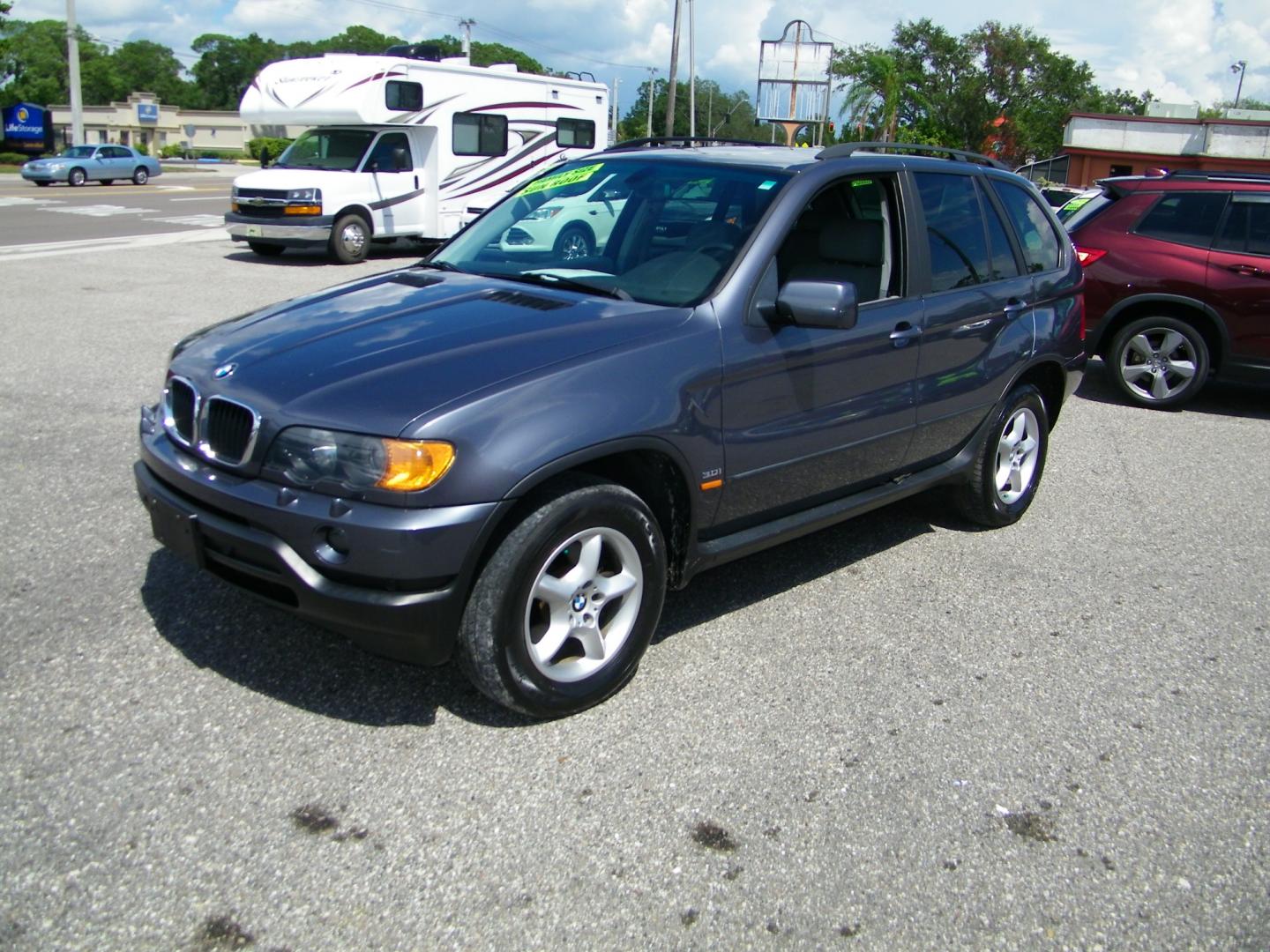 2003 Grey /Black BMW X5 3.0i (5UXFA53523L) with an 3.0L L6 DOHC 24V engine, Automatic transmission, located at 4000 Bee Ridge Road, Sarasota, FL, 34233, (941) 926-0300, 27.298664, -82.489151 - Photo#0