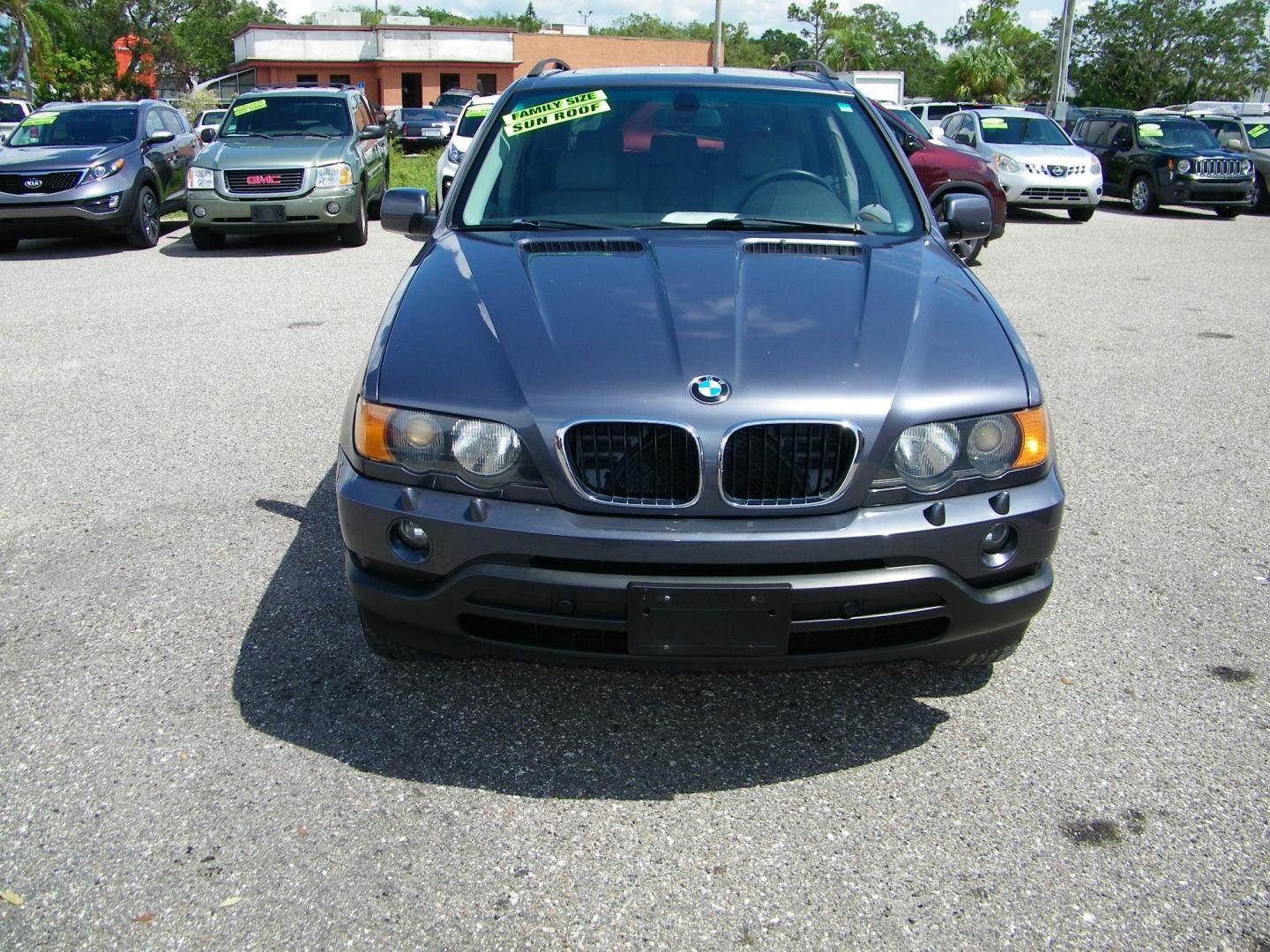 2003 Grey /Black BMW X5 3.0i (5UXFA53523L) with an 3.0L L6 DOHC 24V engine, Automatic transmission, located at 4000 Bee Ridge Road, Sarasota, FL, 34233, (941) 926-0300, 27.298664, -82.489151 - Photo#1