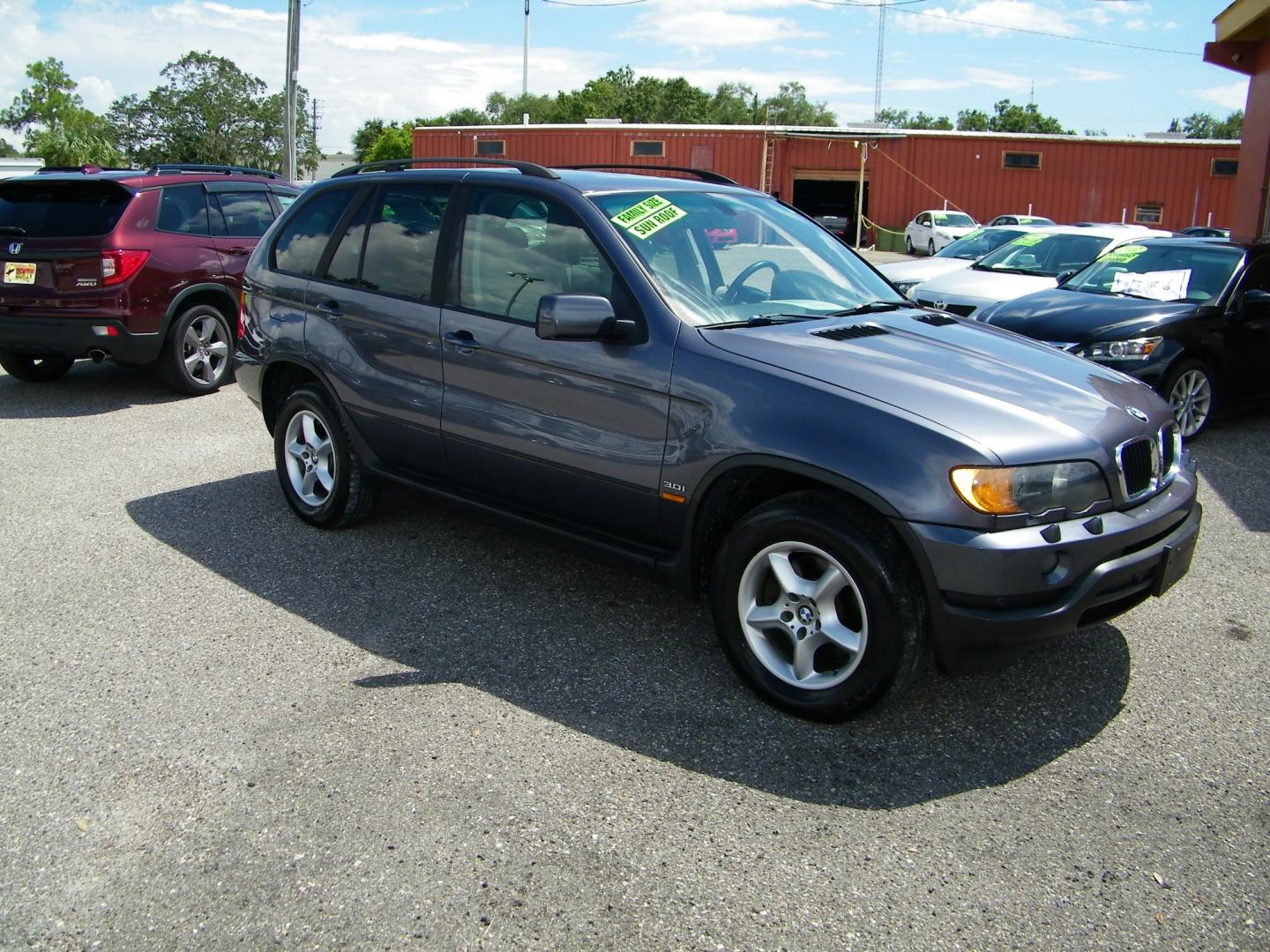 2003 Grey /Black BMW X5 3.0i (5UXFA53523L) with an 3.0L L6 DOHC 24V engine, Automatic transmission, located at 4000 Bee Ridge Road, Sarasota, FL, 34233, (941) 926-0300, 27.298664, -82.489151 - Photo#7