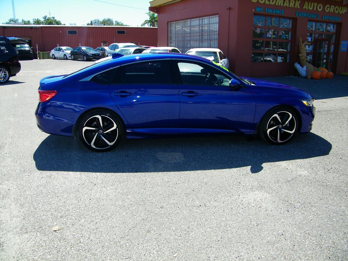 2020 Blue /Black Honda Accord Sport CVT (1HGCV1F39LA) with an 1.5L L4 DOHC 16V TURBO engine, CVT transmission, located at 4000 Bee Ridge Road, Sarasota, FL, 34233, (941) 926-0300, 27.298664, -82.489151 - Photo#6