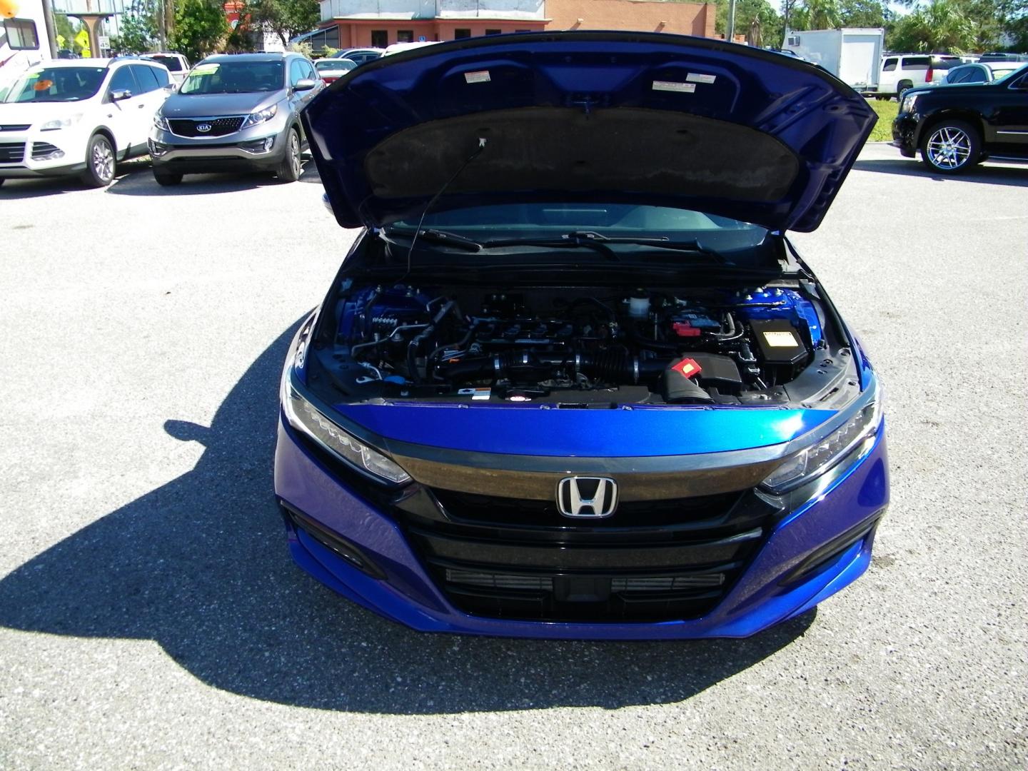 2020 Blue /Black Honda Accord Sport CVT (1HGCV1F39LA) with an 1.5L L4 DOHC 16V TURBO engine, CVT transmission, located at 4000 Bee Ridge Road, Sarasota, FL, 34233, (941) 926-0300, 27.298664, -82.489151 - Photo#8