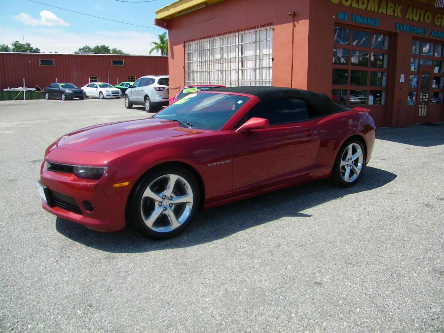 2015 /Black Chevrolet Camaro 2LT Convertible (2G1FF3D38F9) with an 3.6L V6 DOHC 24V FFV engine, 6-Speed Automatic transmission, located at 4000 Bee Ridge Road, Sarasota, FL, 34233, (941) 926-0300, 27.298664, -82.489151 - Photo#0