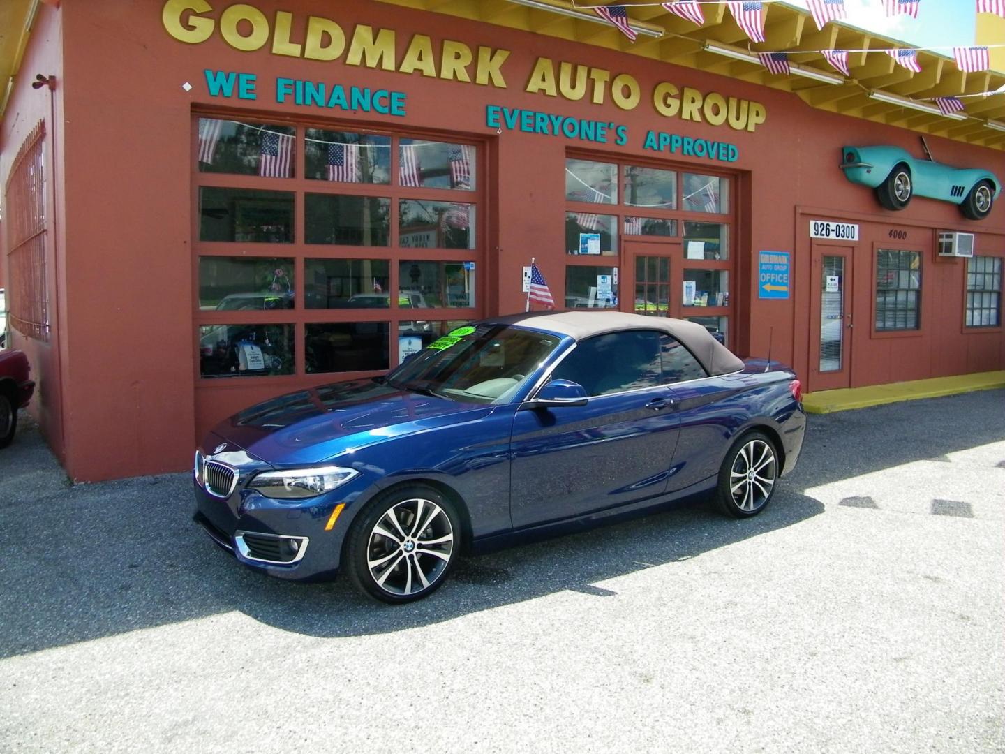 2016 /Beige BMW 2-Series 228i Convertible (WBA1K9C52GV) with an 2.0L L4 DOHC 16V engine, 8A transmission, located at 4000 Bee Ridge Road, Sarasota, FL, 34233, (941) 926-0300, 27.298664, -82.489151 - Photo#0