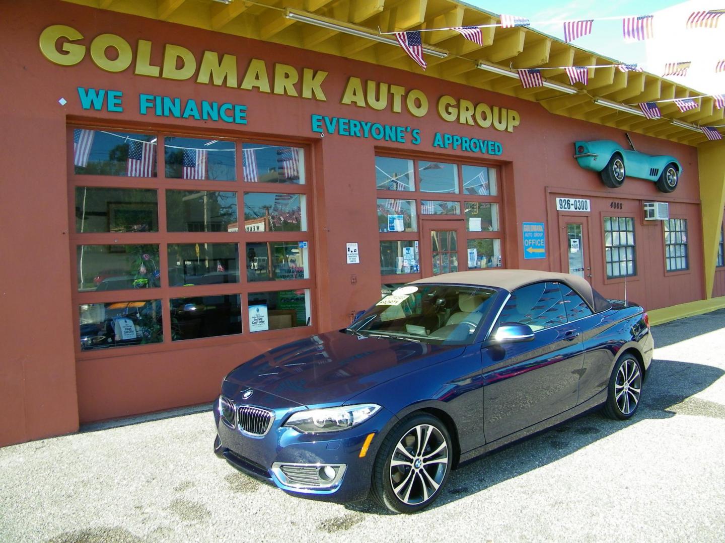 2016 /Beige BMW 2-Series 228i Convertible (WBA1K9C52GV) with an 2.0L L4 DOHC 16V engine, 8A transmission, located at 4000 Bee Ridge Road, Sarasota, FL, 34233, (941) 926-0300, 27.298664, -82.489151 - Photo#57