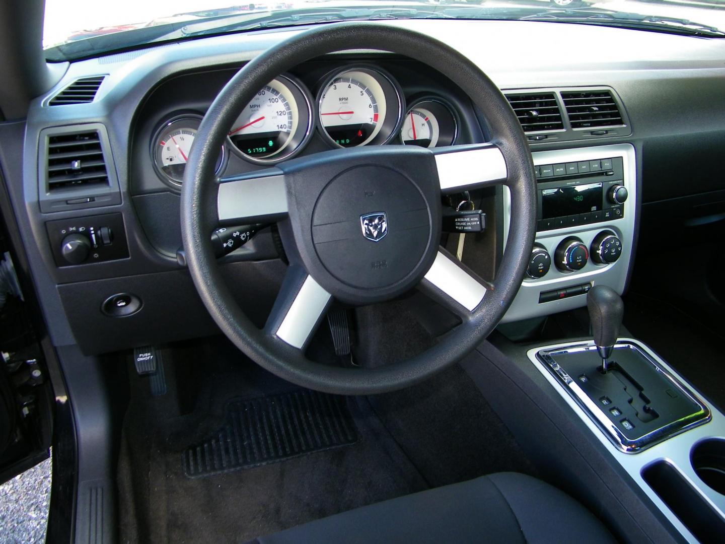 2010 /Black Dodge Challenger SE (2B3CJ4DVXAH) with an 3.5L V6 SOHC 24V engine, 4-Speed Automatic transmission, located at 4000 Bee Ridge Road, Sarasota, FL, 34233, (941) 926-0300, 27.298664, -82.489151 - Photo#9