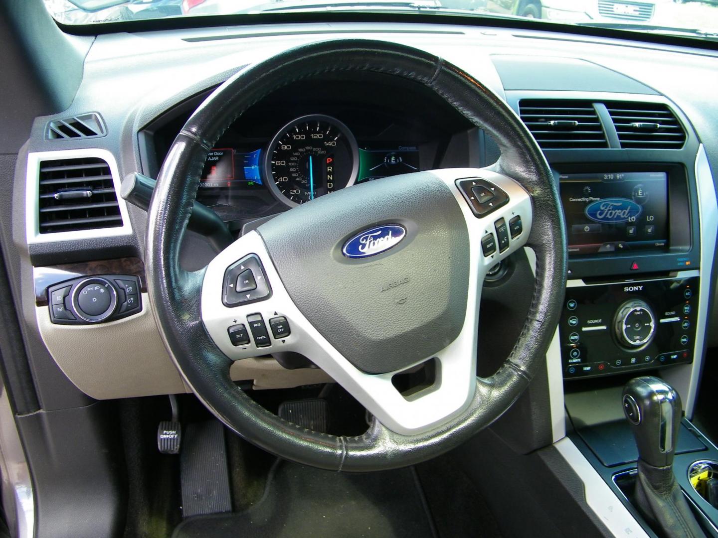 2014 Grey /Black Ford Explorer Limited FWD (1FM5K7F83EG) with an 3.5L V6 DOHC 24V engine, 6-Speed Automatic transmission, located at 4000 Bee Ridge Road, Sarasota, FL, 34233, (941) 926-0300, 27.298664, -82.489151 - Photo#21