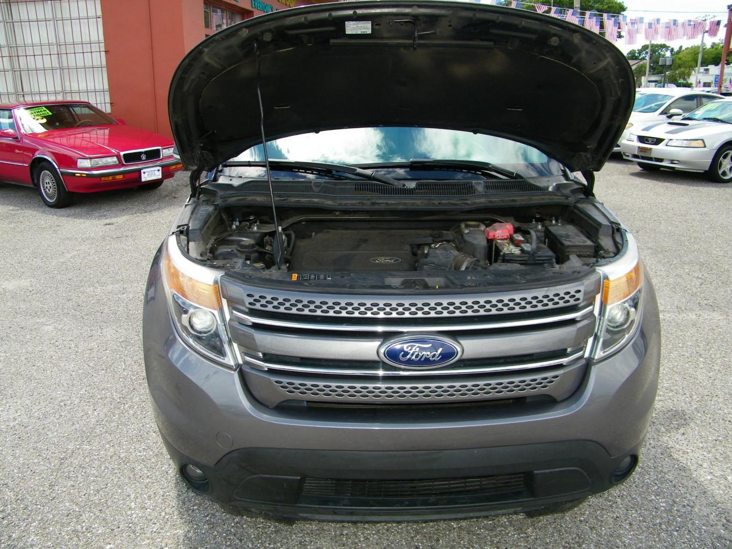 2014 Grey /Black Ford Explorer Limited FWD (1FM5K7F83EG) with an 3.5L V6 DOHC 24V engine, 6-Speed Automatic transmission, located at 4000 Bee Ridge Road, Sarasota, FL, 34233, (941) 926-0300, 27.298664, -82.489151 - Photo#8