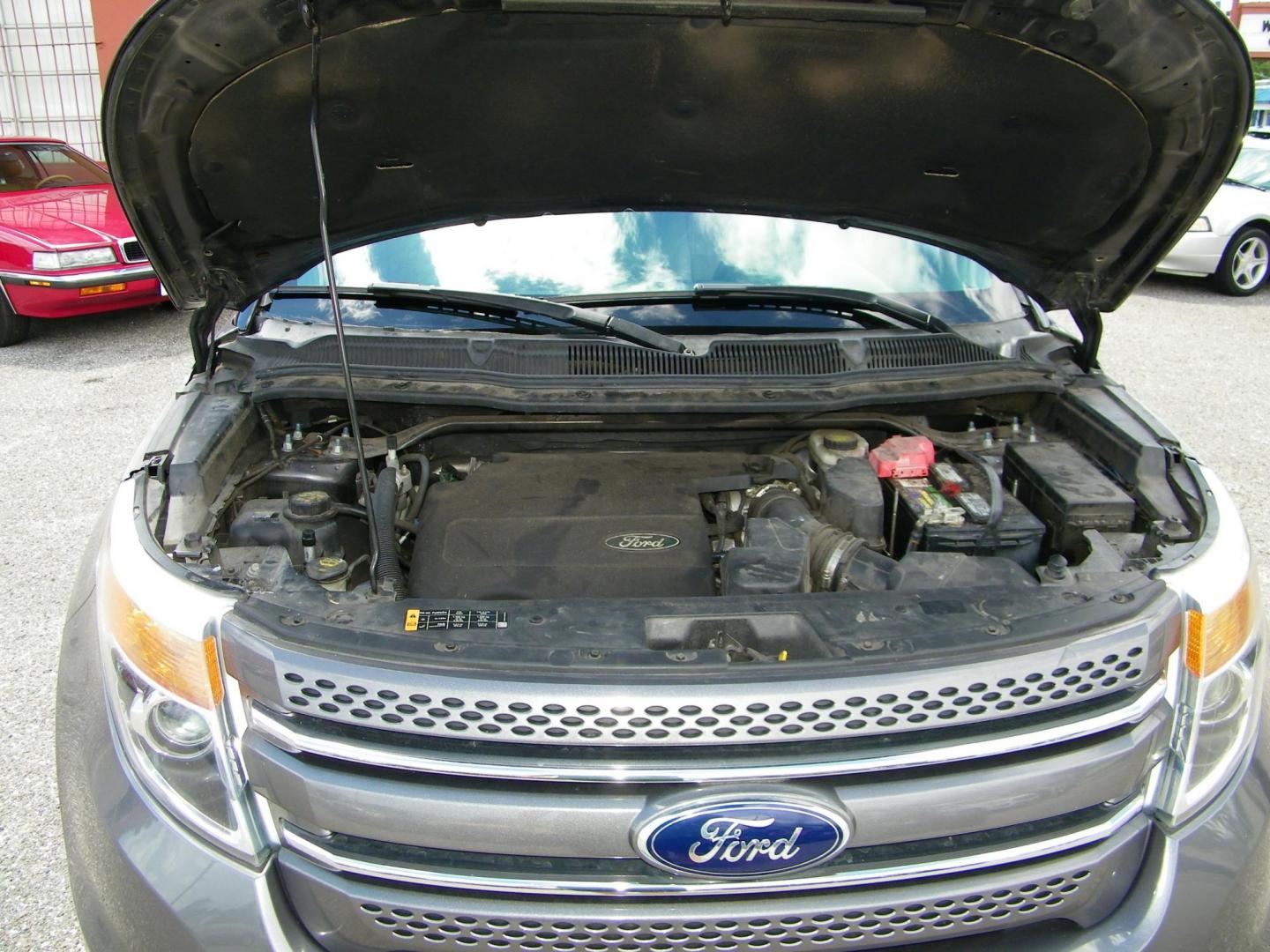 2014 Grey /Black Ford Explorer Limited FWD (1FM5K7F83EG) with an 3.5L V6 DOHC 24V engine, 6-Speed Automatic transmission, located at 4000 Bee Ridge Road, Sarasota, FL, 34233, (941) 926-0300, 27.298664, -82.489151 - Photo#9