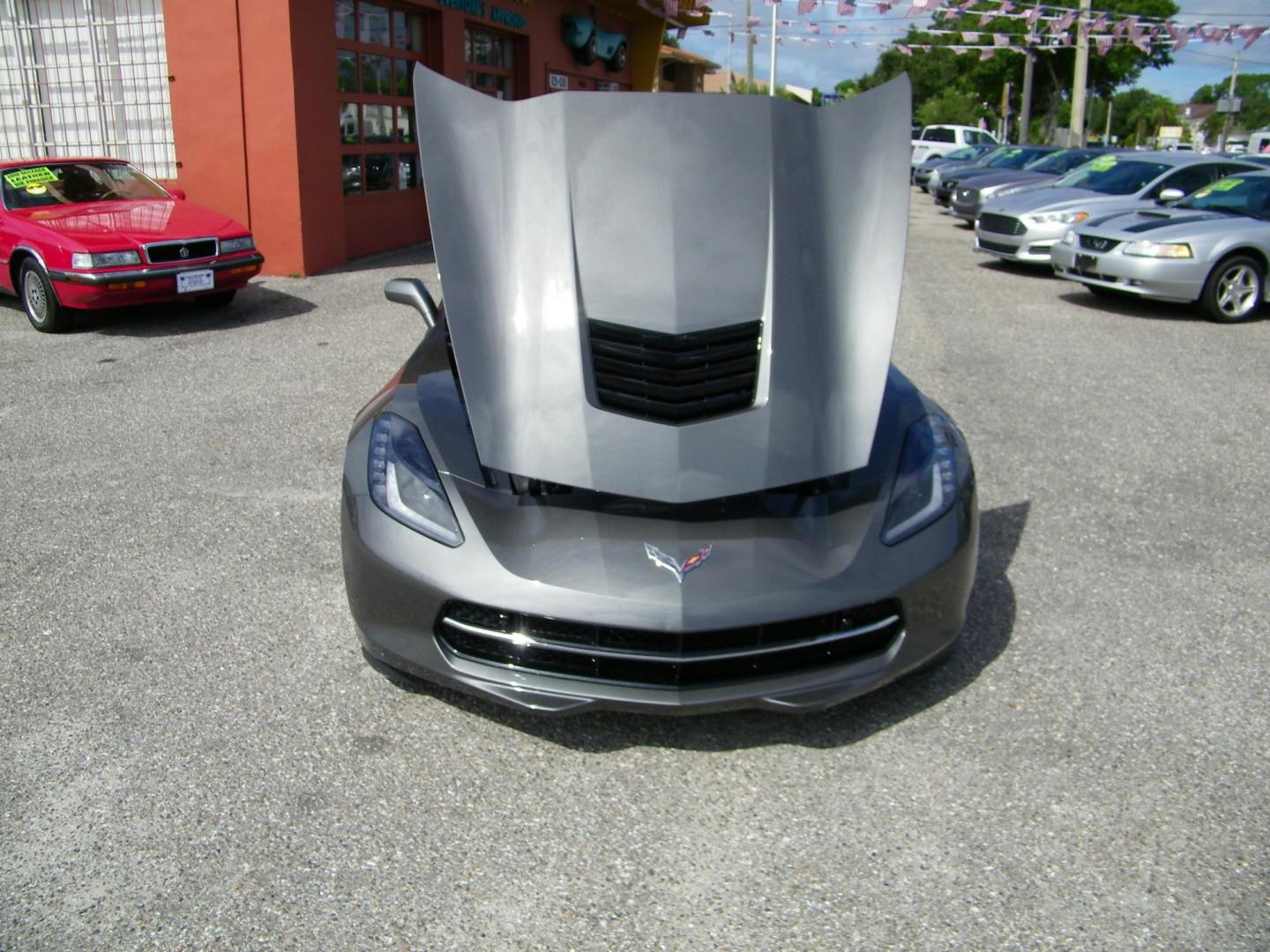 2016 Gray /Black Chevrolet Corvette 3LT Coupe Automatic (1G1YF2D71G5) with an 6.2L V8 engine, 8A transmission, located at 4000 Bee Ridge Road, Sarasota, FL, 34233, (941) 926-0300, 27.298664, -82.489151 - Photo#11