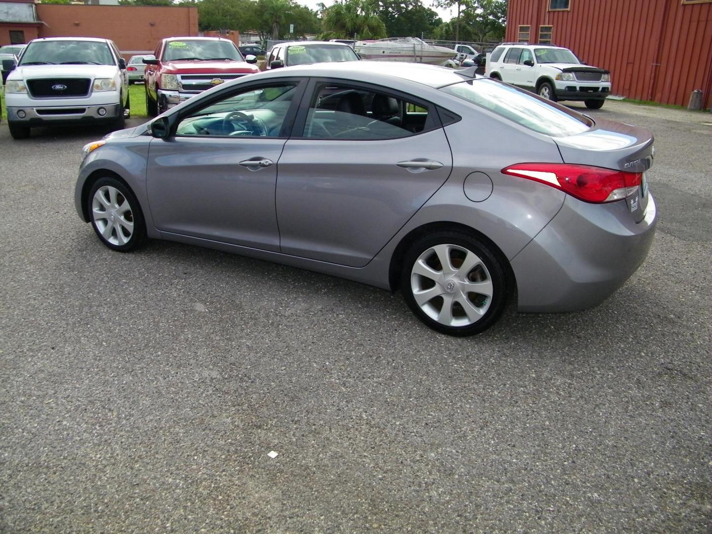 2013 Gray /Gray Hyundai Elantra GLS A/T (KMHDH4AE7DU) with an 1.8L L4 DOHC 16V engine, 6-Speed Automatic transmission, located at 4000 Bee Ridge Road, Sarasota, FL, 34233, (941) 926-0300, 27.298664, -82.489151 - Photo#2