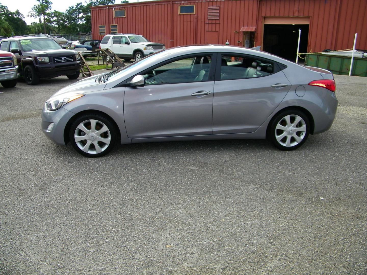 2013 Gray /Gray Hyundai Elantra GLS A/T (KMHDH4AE7DU) with an 1.8L L4 DOHC 16V engine, 6-Speed Automatic transmission, located at 4000 Bee Ridge Road, Sarasota, FL, 34233, (941) 926-0300, 27.298664, -82.489151 - Photo#3