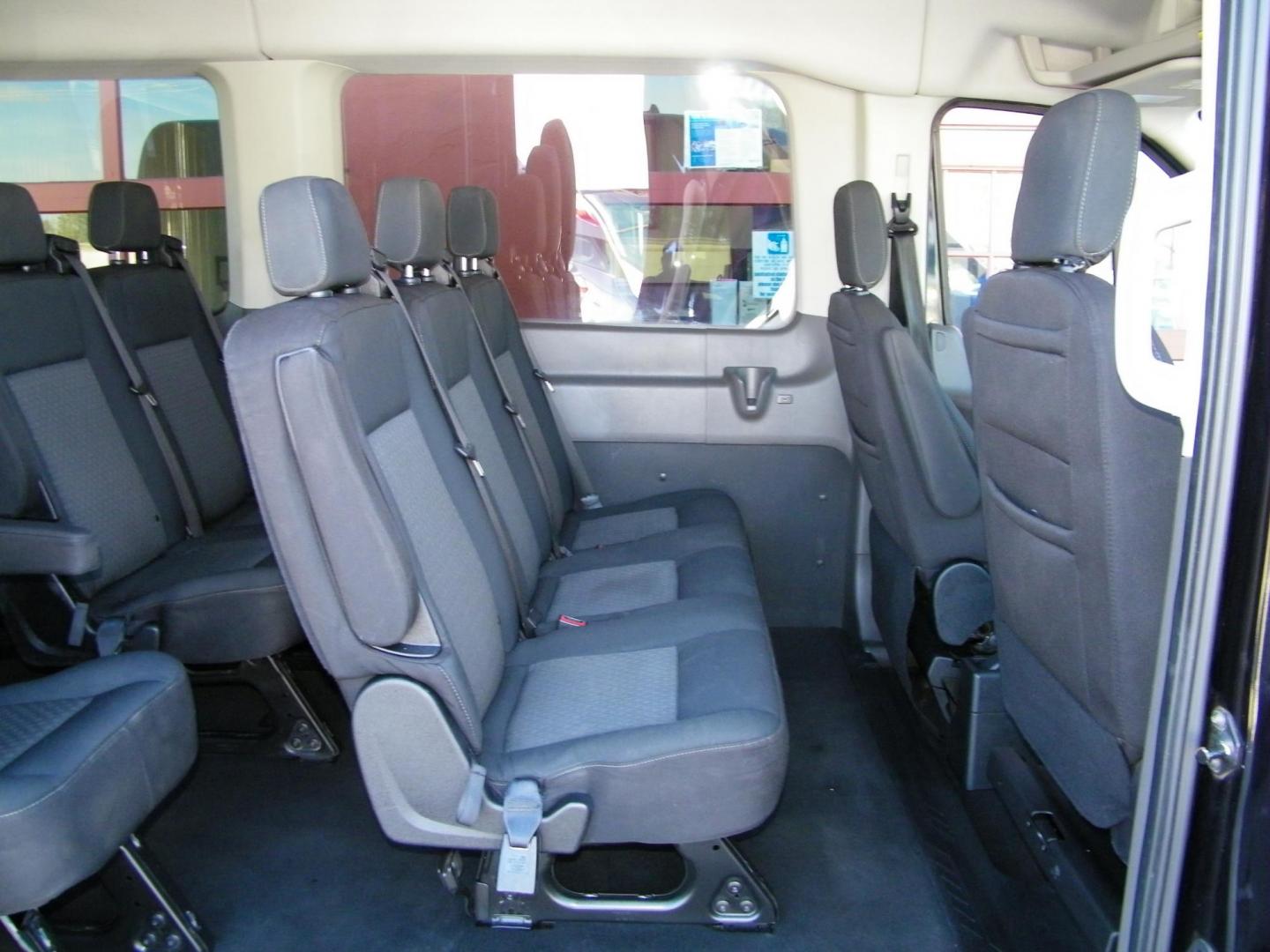 2020 Black /Black Ford Transit 350 Wagon Med. Roof XL w/Sliding Pass. 148-in. WB (1FBAX2C83LK) with an 3.5L V6 DOHC 24V engine, 6A transmission, located at 4000 Bee Ridge Road, Sarasota, FL, 34233, (941) 926-0300, 27.298664, -82.489151 - Photo#15