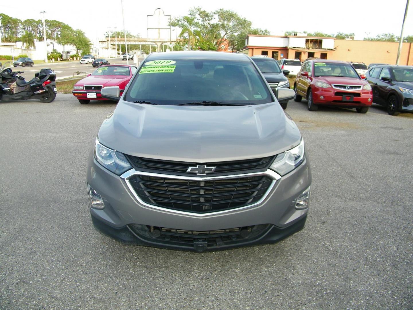 2019 Brown /Beige Chevrolet Equinox LT 2WD (3GNAXKEV2KS) with an 1.5L L4 DIR DOHC 16V TURBO engine, 6A transmission, located at 4000 Bee Ridge Road, Sarasota, FL, 34233, (941) 926-0300, 27.298664, -82.489151 - Photo#2