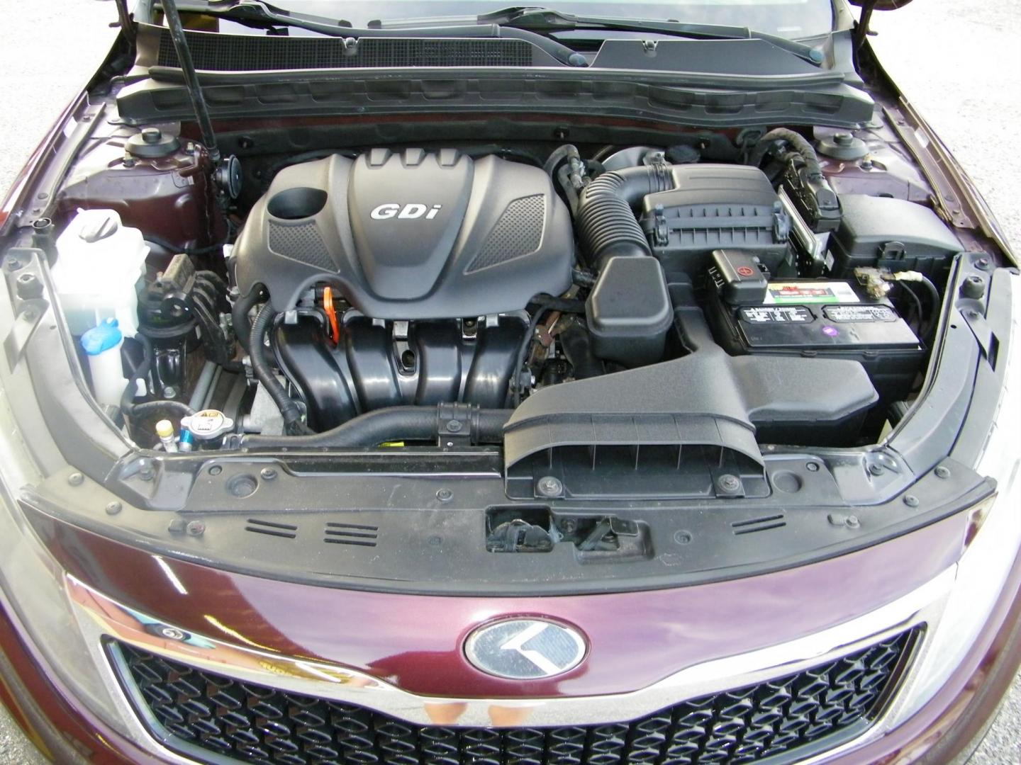 2013 Maroon /Beige Kia Optima EX (5XXGN4A77DG) with an 2.4L L4 DOHC 16V engine, 6-Speed Automatic transmission, located at 4000 Bee Ridge Road, Sarasota, FL, 34233, (941) 926-0300, 27.298664, -82.489151 - Photo#10