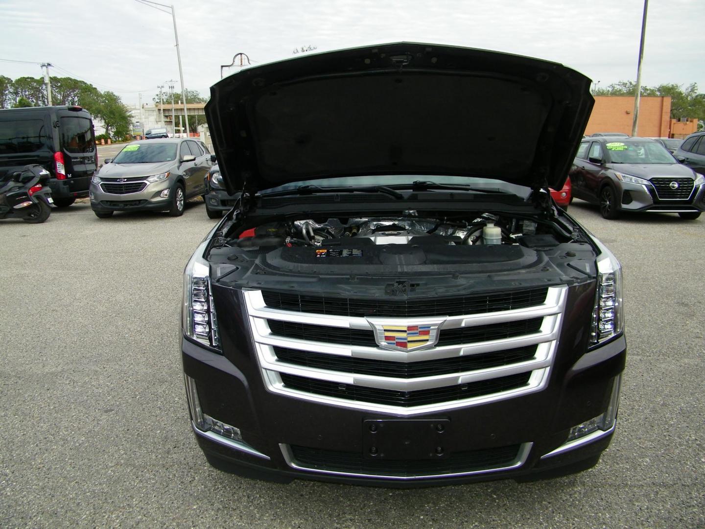 2015 Gray /Beige Cadillac Escalade Luxury 4WD (1GYS4MKJ6FR) with an 6.2L V8 OHV 16V FFV engine, 8-Speed Automatic transmission, located at 4000 Bee Ridge Road, Sarasota, FL, 34233, (941) 926-0300, 27.298664, -82.489151 - Photo#8