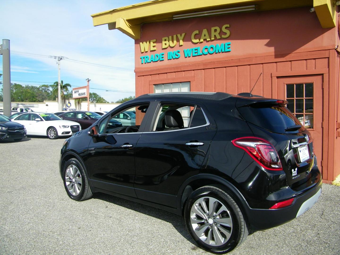 2017 Black /Beige Buick Encore Preferred FWD (KL4CJASB5HB) with an 1.4L L4 DOHC 16V TURBO engine, 6A transmission, located at 4000 Bee Ridge Road, Sarasota, FL, 34233, (941) 926-0300, 27.298664, -82.489151 - Photo#8