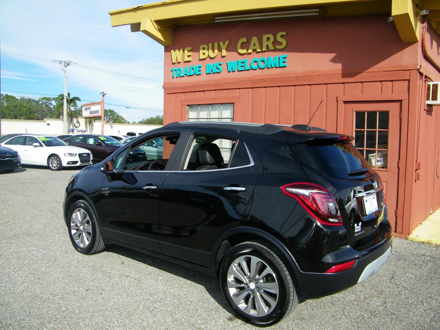 2017 Black /Beige Buick Encore Preferred FWD (KL4CJASB5HB) with an 1.4L L4 DOHC 16V TURBO engine, 6A transmission, located at 4000 Bee Ridge Road, Sarasota, FL, 34233, (941) 926-0300, 27.298664, -82.489151 - Photo#7