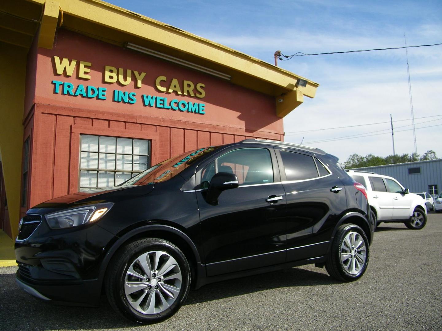 2017 Black /Beige Buick Encore Preferred FWD (KL4CJASB5HB) with an 1.4L L4 DOHC 16V TURBO engine, 6A transmission, located at 4000 Bee Ridge Road, Sarasota, FL, 34233, (941) 926-0300, 27.298664, -82.489151 - Photo#9