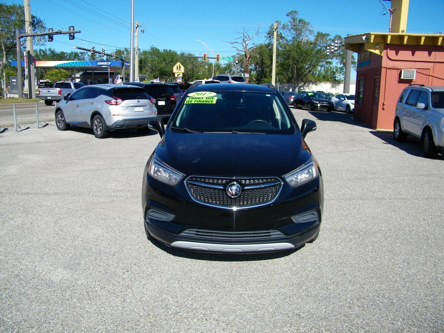 2017 Black /Beige Buick Encore Preferred FWD (KL4CJASB5HB) with an 1.4L L4 DOHC 16V TURBO engine, 6A transmission, located at 4000 Bee Ridge Road, Sarasota, FL, 34233, (941) 926-0300, 27.298664, -82.489151 - Photo#1