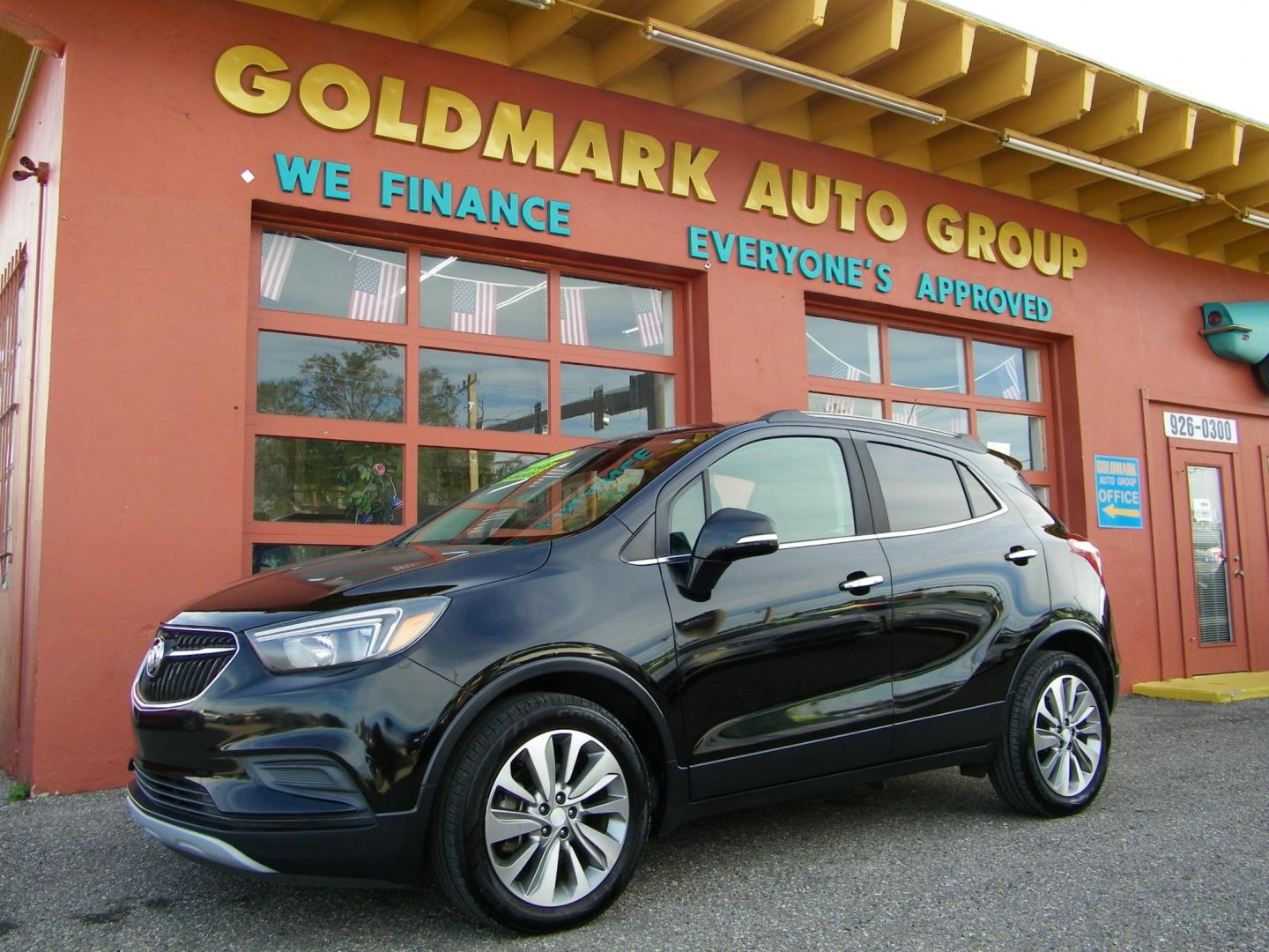 2017 Black /Beige Buick Encore Preferred FWD (KL4CJASB5HB) with an 1.4L L4 DOHC 16V TURBO engine, 6A transmission, located at 4000 Bee Ridge Road, Sarasota, FL, 34233, (941) 926-0300, 27.298664, -82.489151 - Photo#10