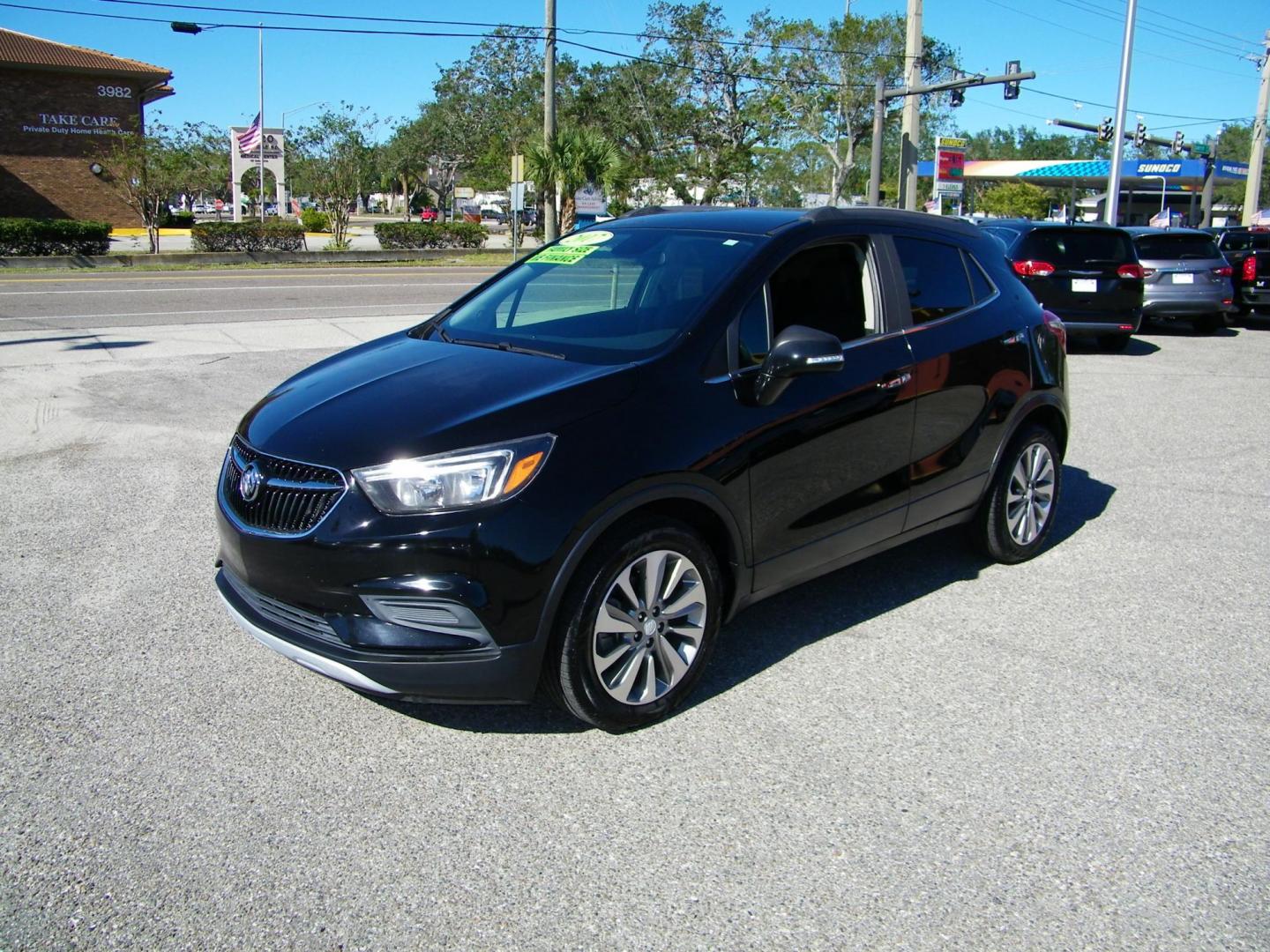 2017 Black /Beige Buick Encore Preferred FWD (KL4CJASB5HB) with an 1.4L L4 DOHC 16V TURBO engine, 6A transmission, located at 4000 Bee Ridge Road, Sarasota, FL, 34233, (941) 926-0300, 27.298664, -82.489151 - Photo#0