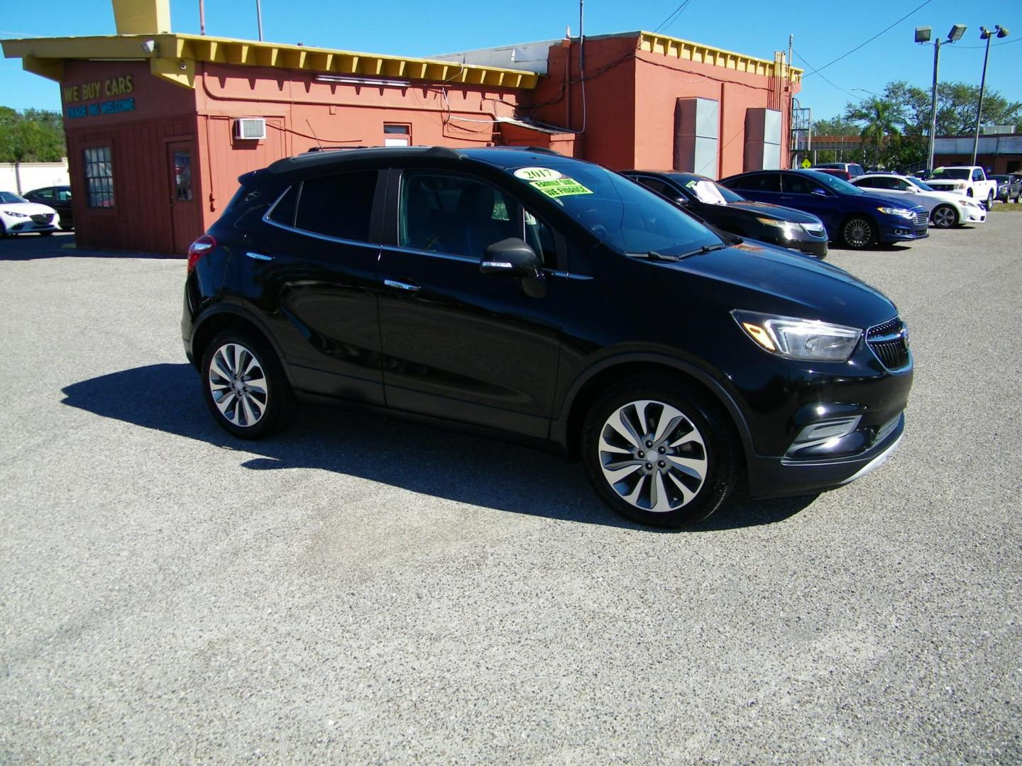 2017 Black /Beige Buick Encore Preferred FWD (KL4CJASB5HB) with an 1.4L L4 DOHC 16V TURBO engine, 6A transmission, located at 4000 Bee Ridge Road, Sarasota, FL, 34233, (941) 926-0300, 27.298664, -82.489151 - Photo#15