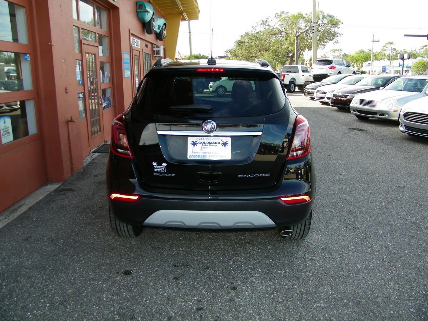 2017 Black /Beige Buick Encore Preferred FWD (KL4CJASB5HB) with an 1.4L L4 DOHC 16V TURBO engine, 6A transmission, located at 4000 Bee Ridge Road, Sarasota, FL, 34233, (941) 926-0300, 27.298664, -82.489151 - Photo#3